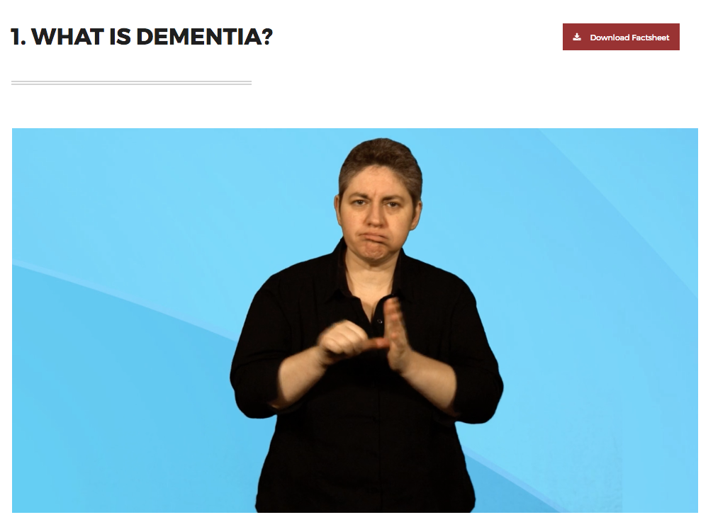 What is dementia? (BSL)